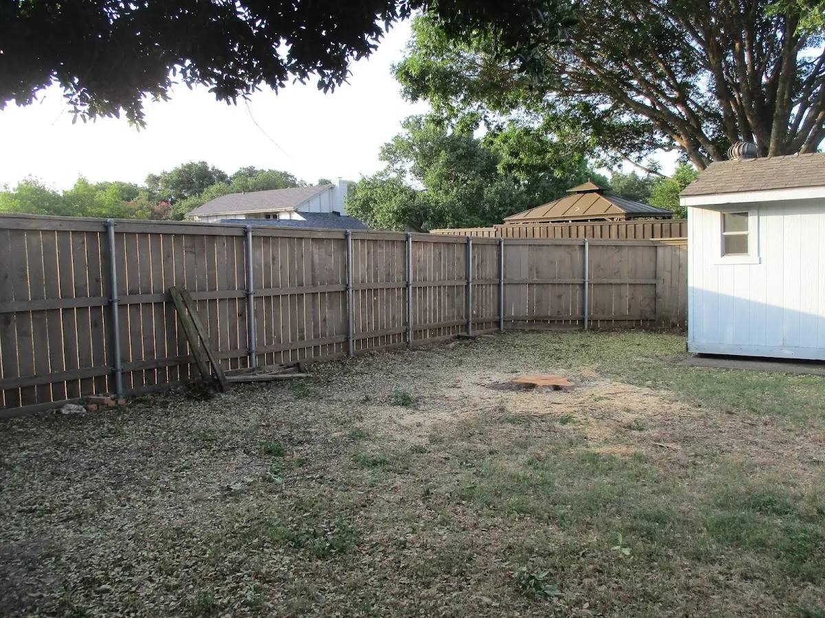 Cleared yard after professional tree removal in Yorktown Heights